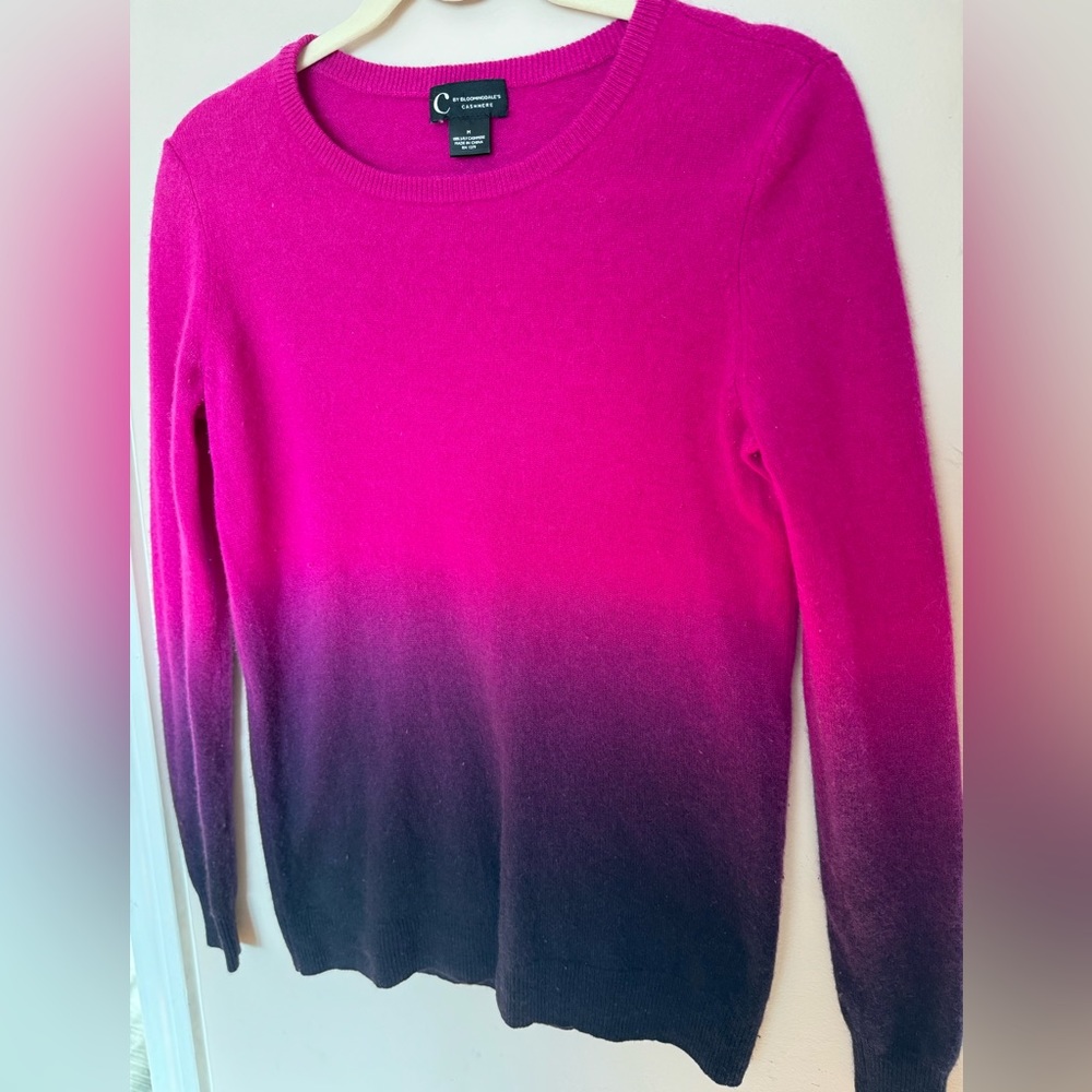 C by Bloomingdale’s ombré cashmere sweater